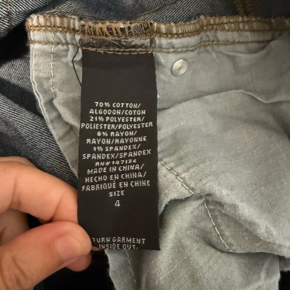 1822 Denim High Rise Skinny Jeans in Blue - Picture 6 of 6